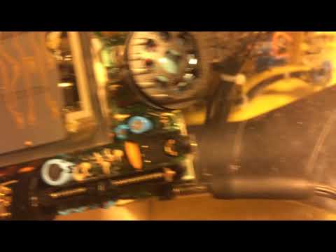 First tests on interfacing a Sinclair FTV1 2" sidegun CRT with oscilloscope clock