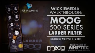 Video thumbnail for MOOG 500 series Ladder Filter (Complete Walkthrough) by wickiemedia