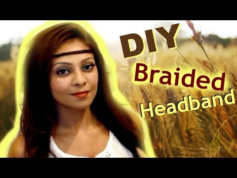 EASY Braided Boho Hairstyle Tutorial │ DIY Braided Hair Head Band │ Coachella Music Festival Hair Video