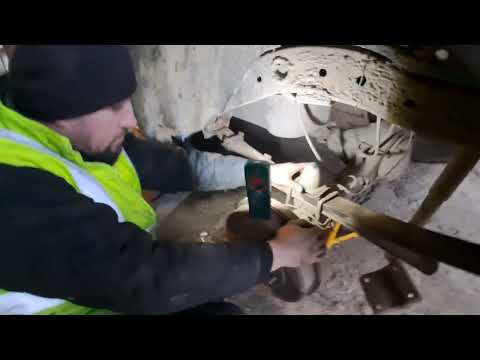 I finished installing the spring on Tiberiu and Cornel's car.