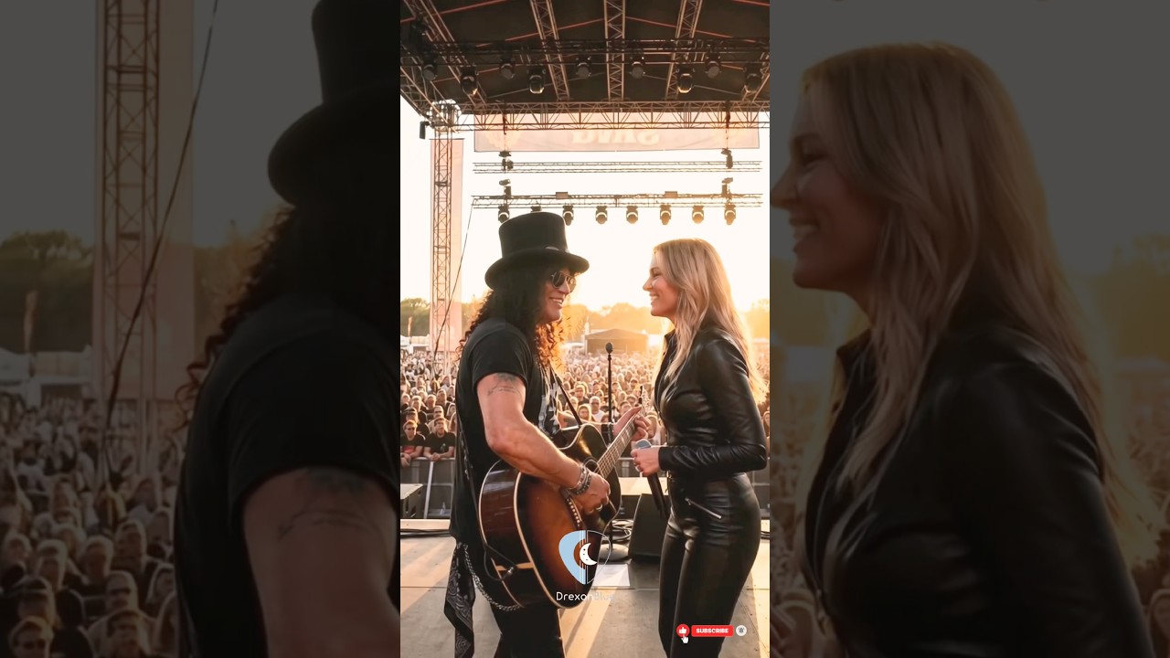 Slash and Rose Lit Up the Stage With This Sweet Acoustic Moment