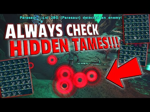 This is why you should ALWAYS check for HIDDEN buried tames! INSANE HIDDEN LOOT!!