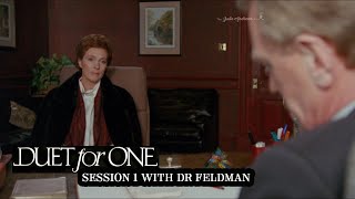 Session 1 with Dr Feldman (Duet for One) - Julie Andrews, Max von Sydow