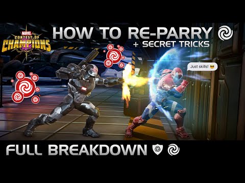 How to Re-Parry (Mid in combo) Fully Breakdown - Marvel Contest of Champions
