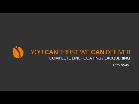 Video - Mailander 460 coating line with LTG tunnel-oven