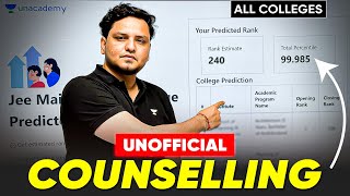 Possible Rank & College Before Official JOSAA Counselling | JEE 2025