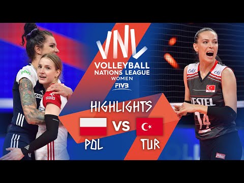 POL vs. TUR - Highlights Week 1 | Women's VNL 2021