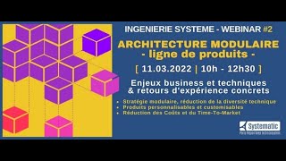 [REPLAY] webinaire Architecture modulaire&nbsp;: ligne de produits – 11/03/2022