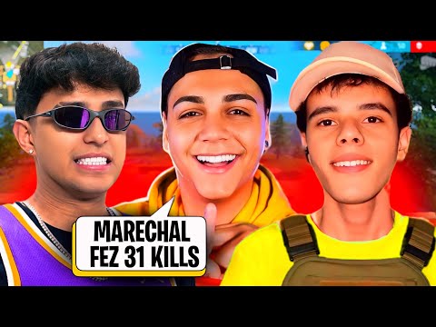 MARECHAL x FREITAS x NOBRU! WHO KNEW IT MORE?! FREE FIRE (WHICH WAS THE BEST? EP.3)