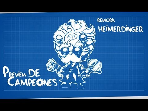 Rework visual Heimerdinger - Preview de Campeones