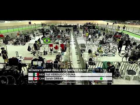 Nations Cup 2021 Cali Columbia￼ Women sprint bronze medal final￼