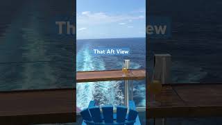THE AFT VIEW IS THE BEST VIEW!!#royalcaribbean #cruise