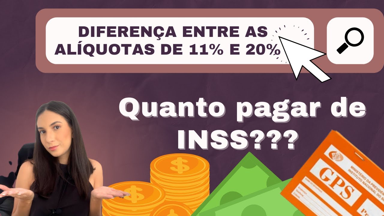 Quanto pagar de INSS? Entenda a diferença entre as alíquotas de 11% e 20%