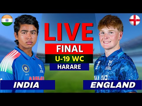 🔴 Live: IND U19 vs ENG U19, FINAL, U19 World Cup 2026, Live Cricket Match Score, Hindi Commentary