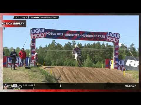Van de Moosdijk vs Benistant | MX2 RAM Qualifying Race | MXGP of Latvia 2023 #MXGP #Motocross