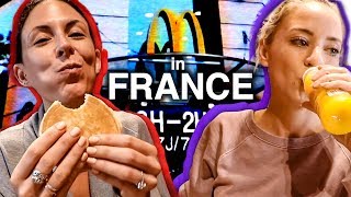 AMERICANS TRY FRENCH MCDONALDS IN PARIS