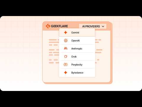 Geekflare Chat 소개 영상