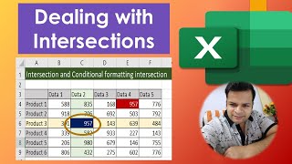 Dealing with intersections in excel