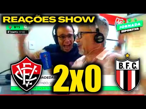 REAÇÕES E NARRAÇÃO SHOW DA VITÓRIA DO COLOSSAL - VITÓRIA 2X0 BOTAFOGO SP [BRASILEIRÃO SÉRIE B 2023]