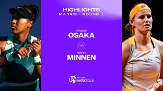 Теннис Naomi Osaka vs. Greet Minnen | 2024 Madrid Round 1 | WTA Match Highlights