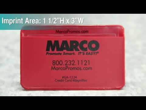 Credit Card Magnifier with Case