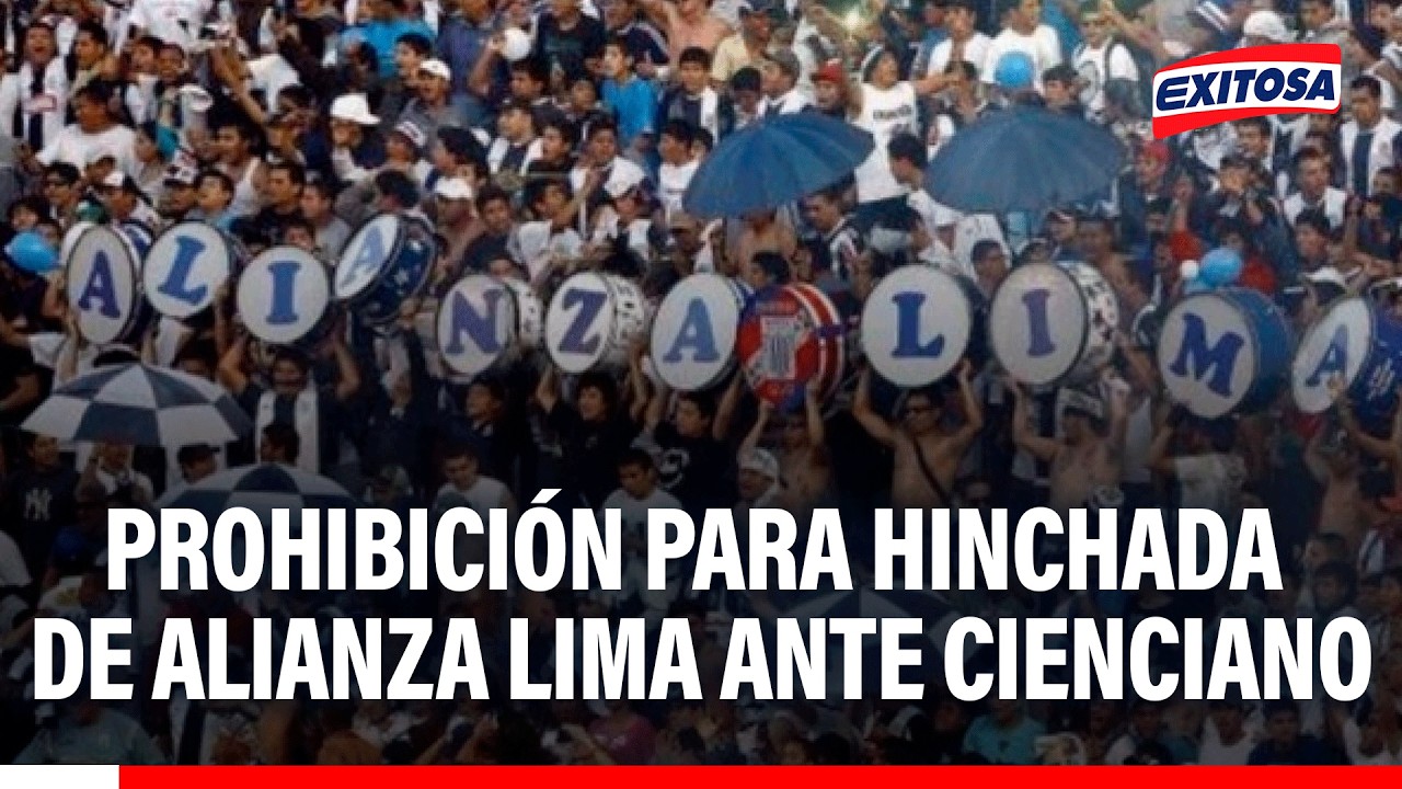 🔴🔵 Hinchada de Alianza Lima no podrá ingresar al Garcilaso de la Vega con instrumentos musicales