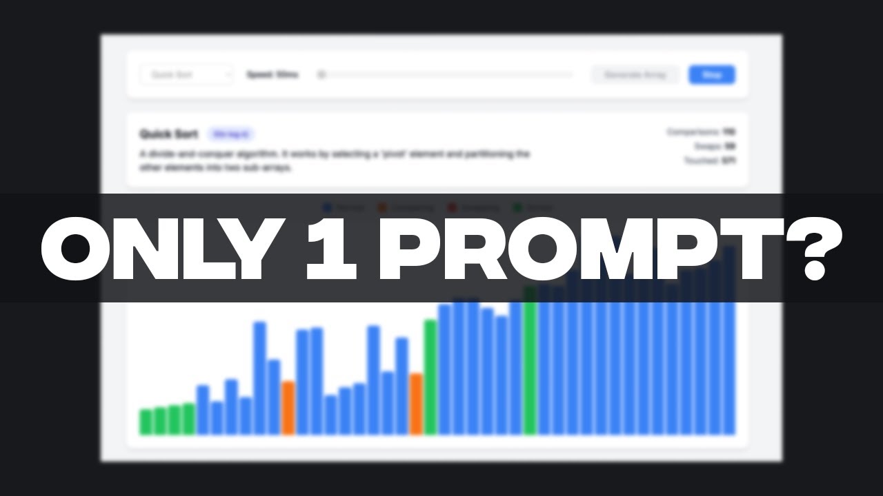 I Built an Algorithm Visualizer Using Just ONE Prompt