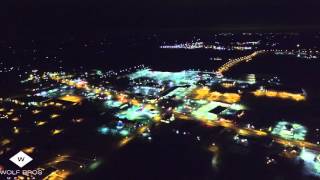 Lapeer, MI Nighttime Flyover in 2 Minutes