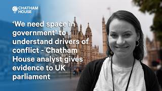 'Space in government’ needed to understand drivers of conflict - CH analyst tells parliament