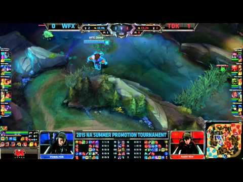 Winterfox vs Team Dragon Knight - Game 2 - NA LCS Spring Promotion 2015 - WFX vs TDK