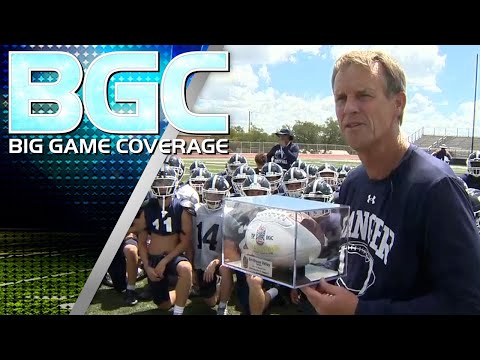 WATCH: Smithson Valley presented with game ball after defeating Reagan in KSAT Pigskin Classic