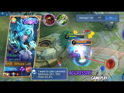92% WINRATE!! 😱 | LANCELOT DAMAGE HACK BUILD 2022 - TOP 1 LANCELOT AGGRESSIVE GAMEPLAY (MUST WATCH)