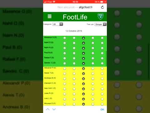 Convoquer les joueurs à un match