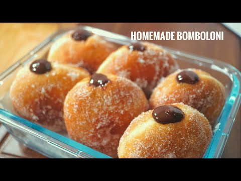 Eggless Nutella Bomboloni - The Ultimate Doughnut Recipe