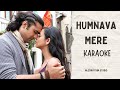 HUMNAVA MERE Jubin Nautiyal Karaoke With Lyrics AlgoRhythm Studio