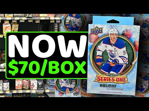 I CLEARED OUT AN ENTIRE WALMART! - 2025-26 Upper Deck Series 1 Hockey Holiday Edition Hanger Boxes