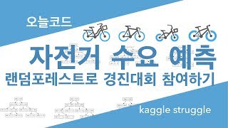 자전거 수요 예측[3/4] 캐글 머신러닝 랜덤포레스트만으로 경진대회에 참여하기