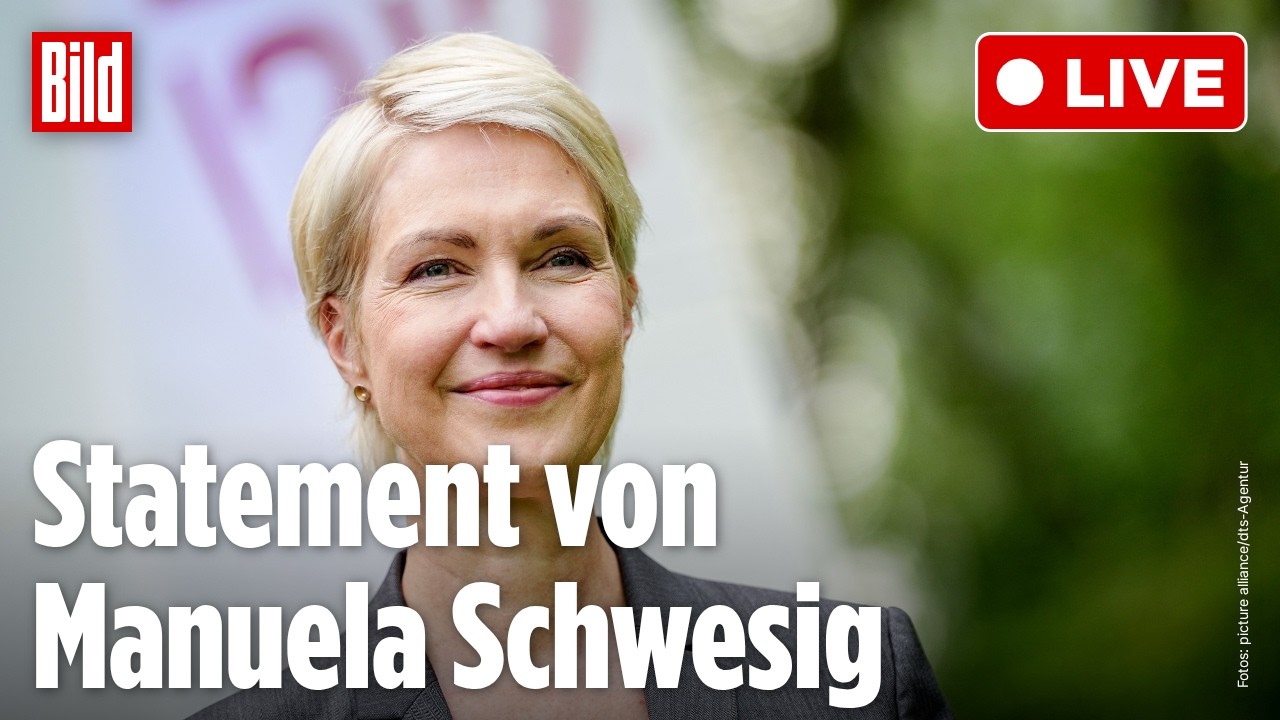 🔴 BAS-RÜCKTRITT: Statement von Manuela Schwesig | LIVE