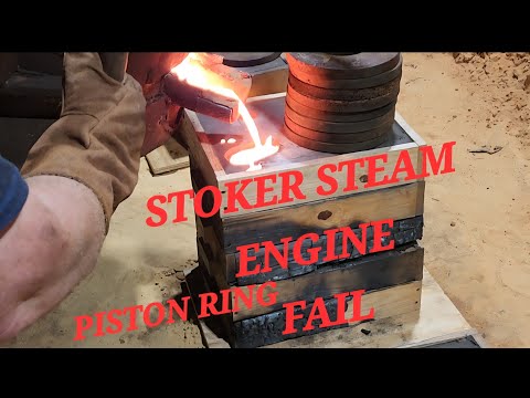 FIRST ATTEMPT CASTING PISTON RINGS