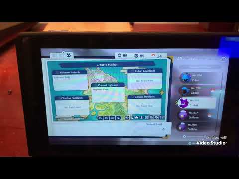 Obsidian fieldlands full Pokédex