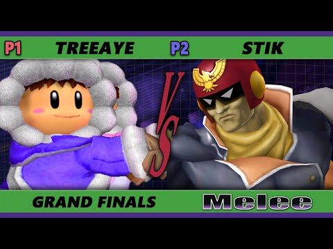 S@X 440 GRAND FINALS - Treeaye (Ice Climbers) Vs. Stik [L] (Captain Falcon) Smash Melee - SSBM