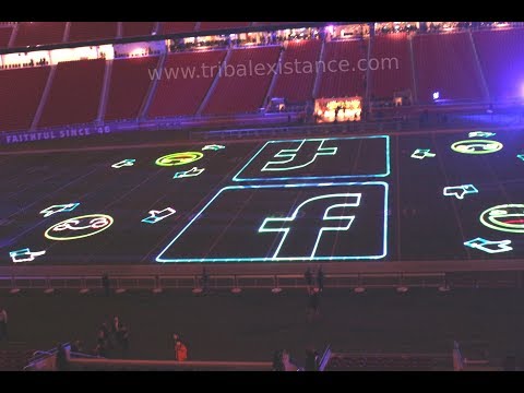 Stadium Sporting Event - Laser Mapping Graphic Logo