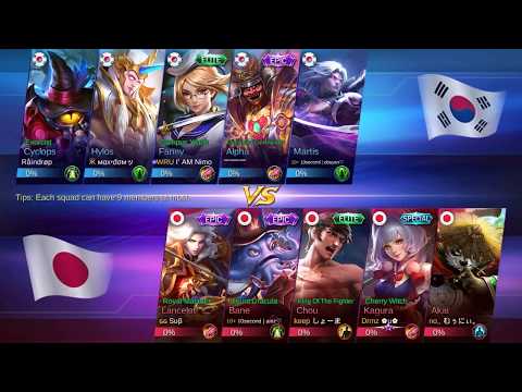 Let's Watch - Mobile Legend National Arena Contest: Korea vs Japan (Round 3)