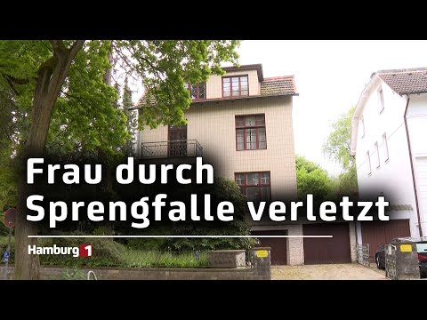 Großeinsatz in Lokstedt: Frau durch Sprengfalle verletzt