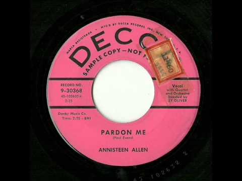 Annisteen Allen - Pardon Me (Decca)