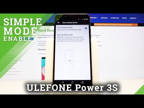 How to Make Your Screen Easy in Usage on Ulefone Power 3s - Activate One Handed Mode