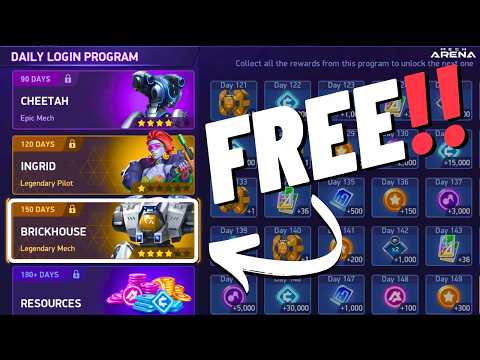 NEW Daily Login Rewards Are INSANE! 🔥 | Mech Arena Update