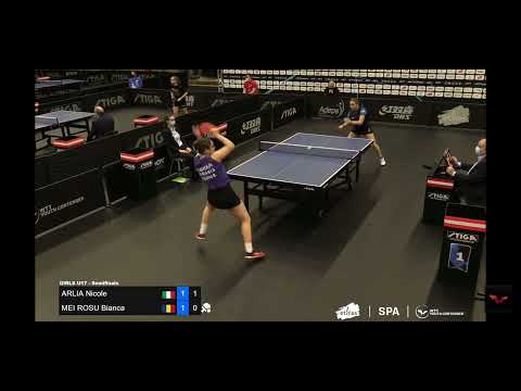 WTT Youth Spa 2022, U17 Semifinala   Bianca Mei-Roșu vs Nicole Arlia