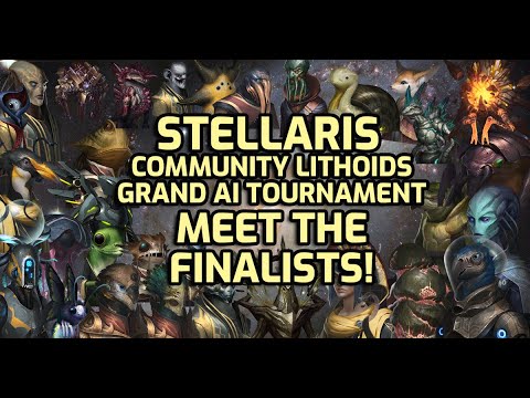 "Meet the Finalists" Stellaris Lithoids Timelapse Grand AI Tournament, the best of 70+ empires!