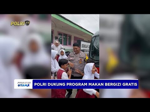 POLRES PROBOLINGGO DISTRIBUSI MAKANAN SEHAT BERGIZI BAGI SISWA SDN 2 LIPRAK KULON